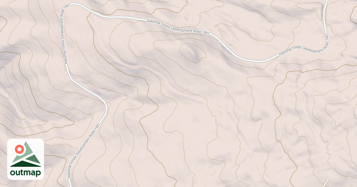 Map of KANER RIDGE