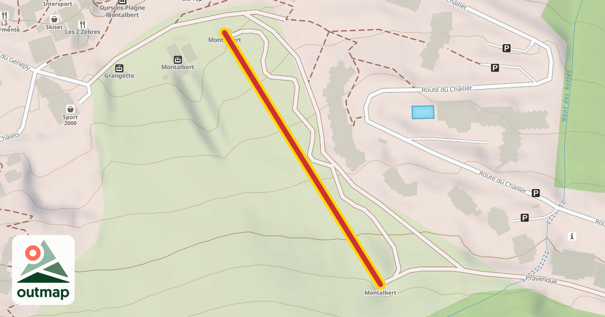 Map of Montalbert