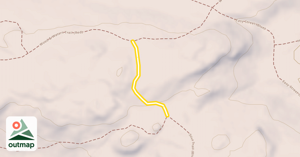Map of Silvi Trail (Blue)