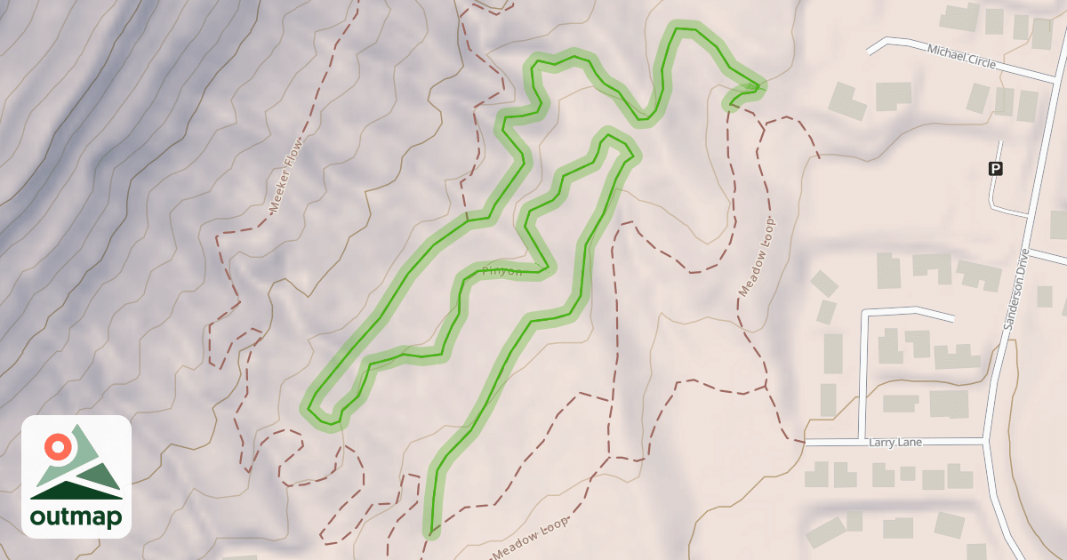 Map of Pinyon