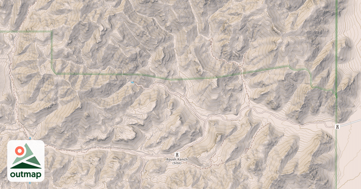 Map of HORSESHOE CANYON