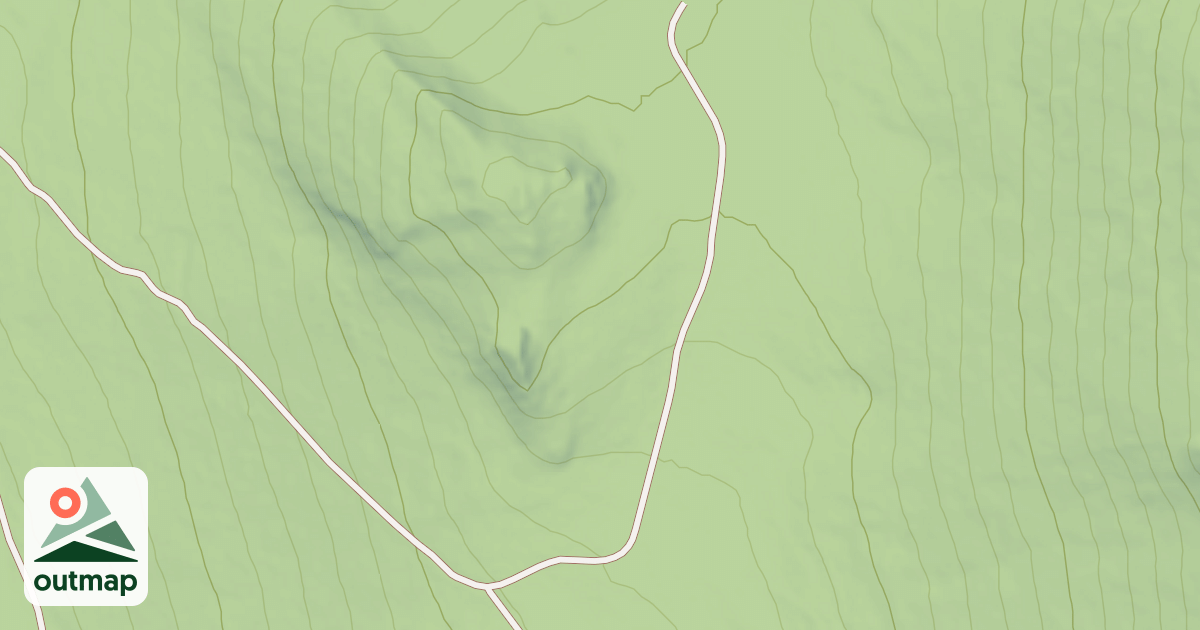 Map of CRYSTAL PEAK SPUR