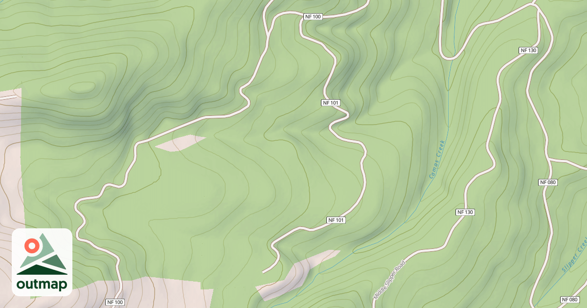 Map of CAMAS CR T.S.