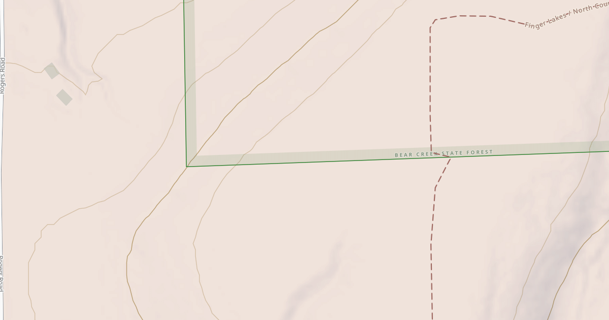 Map preview of Franklinville Snowmobile Trail