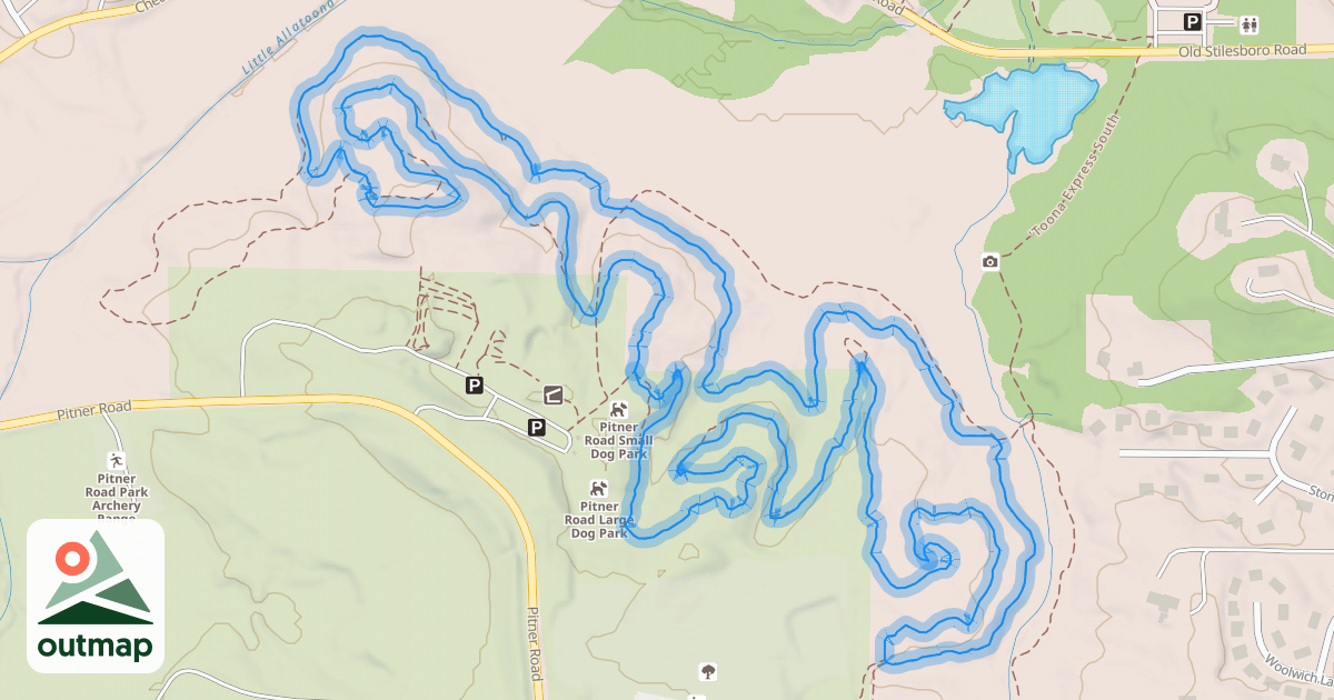 Map of Turtle Back Loop in Cobb