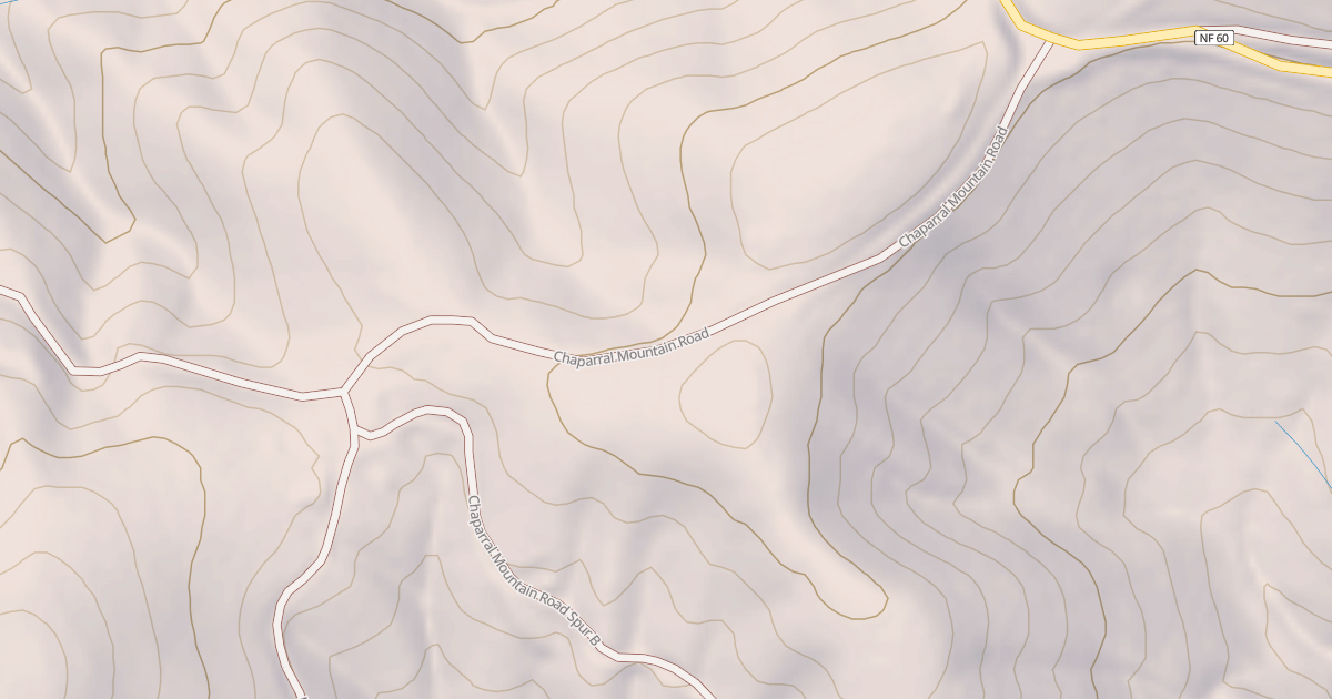 Map preview of CHAPARRAL MTN