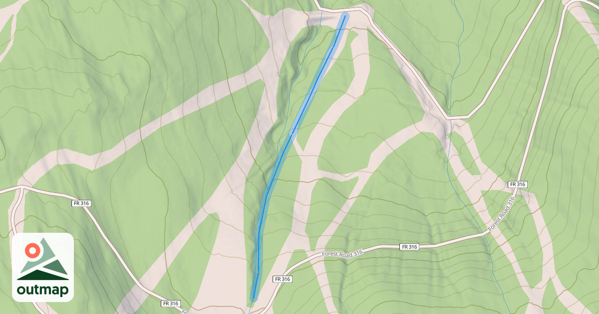 Map of George's Gorge