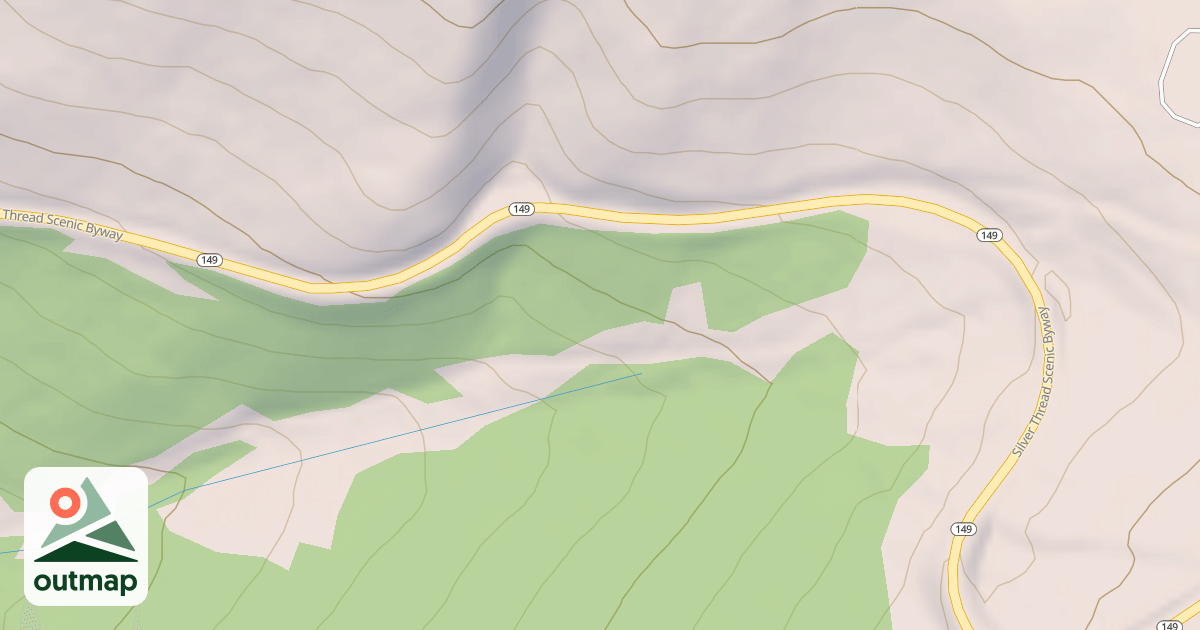 Map of Old Highway 149 Snowmobile
