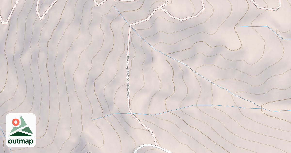 Map of BLACK SAGE PASS SPUR E