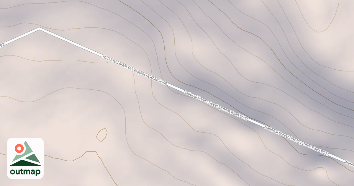 Map of POWDER CREEK