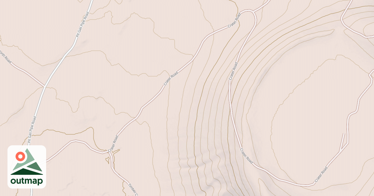 Map of CRATER ROAD