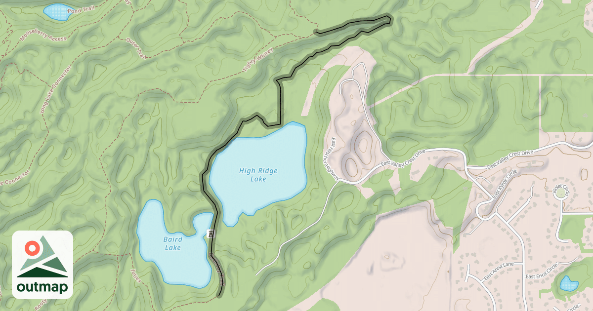Map of Birthday Trail