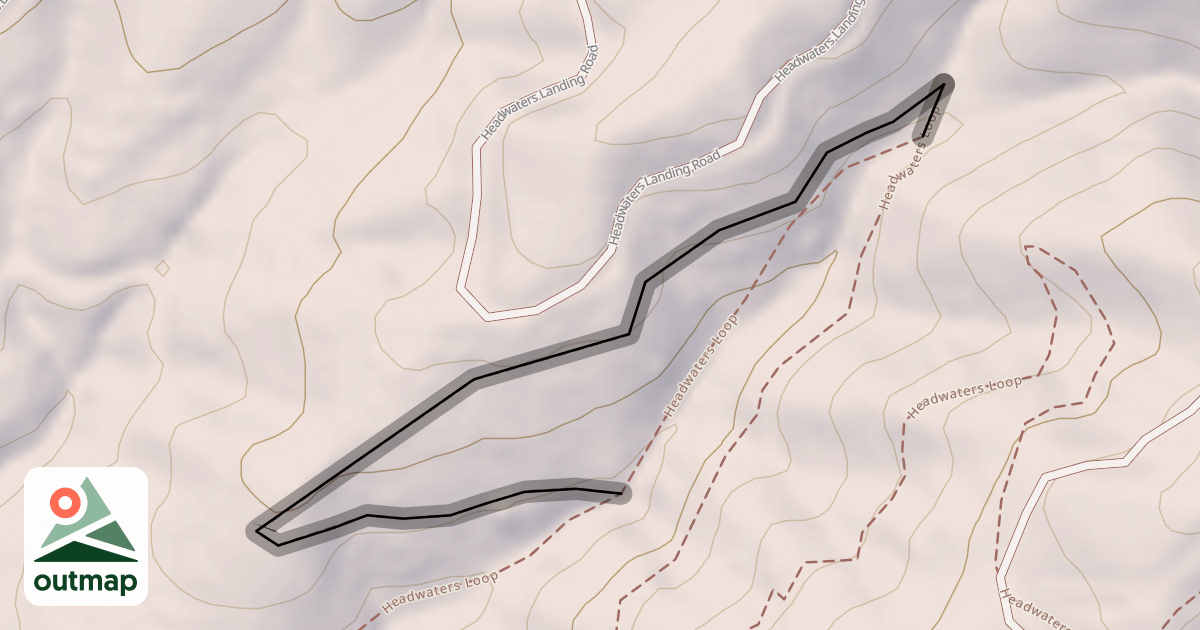 Map of Headwaters Loop