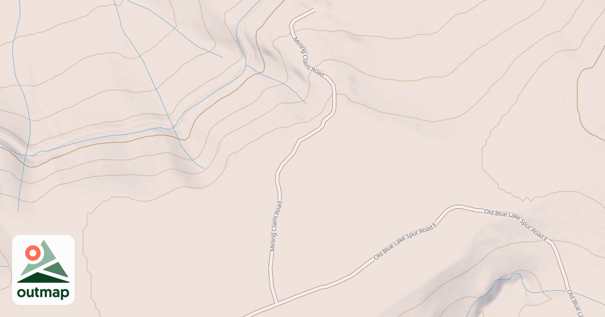 Map of MINING CLAIM
