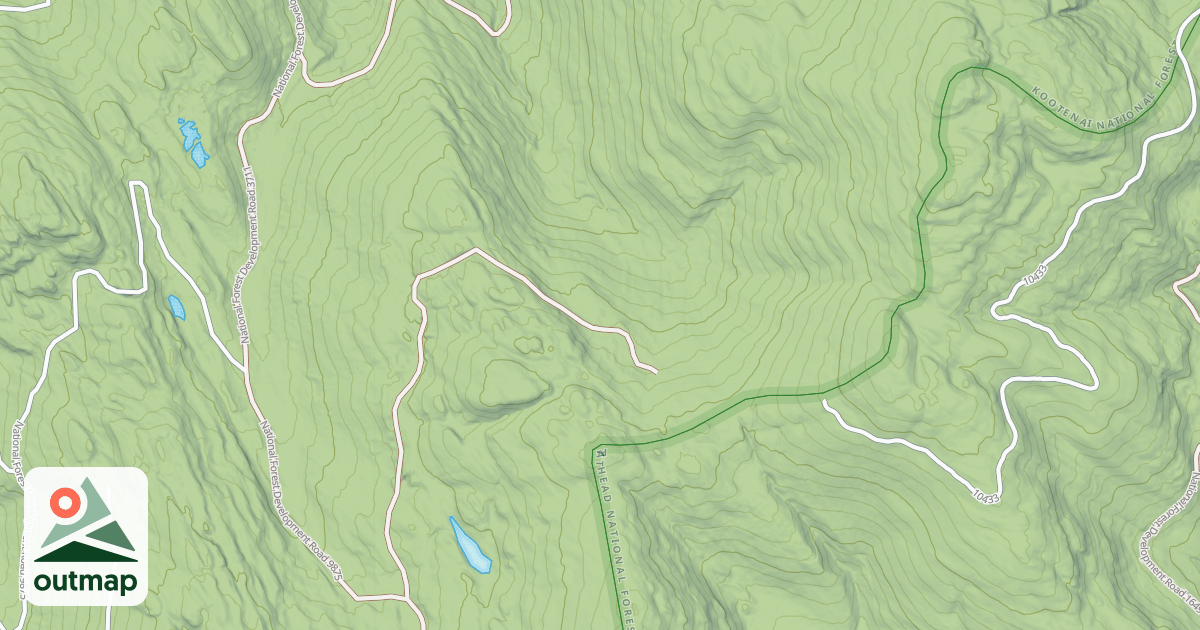 Map of BLESSED RIDGE