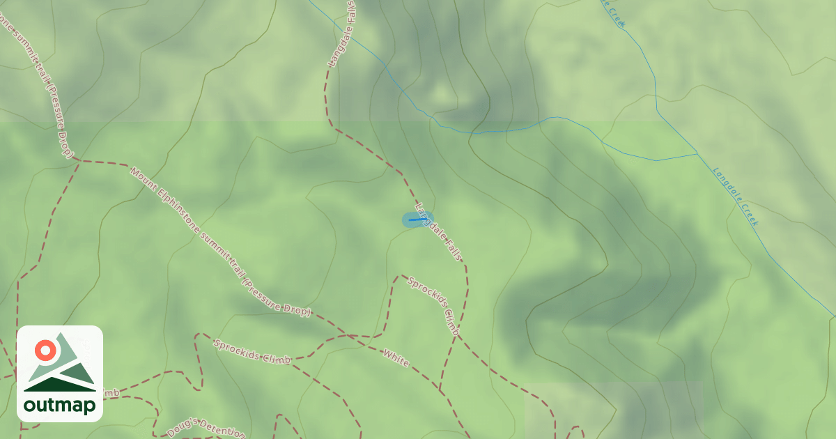 Map of Blue Trail Loop