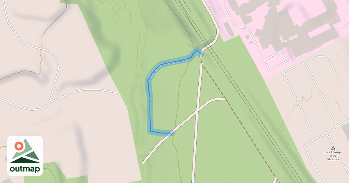 Map of Single des Noirs Terres