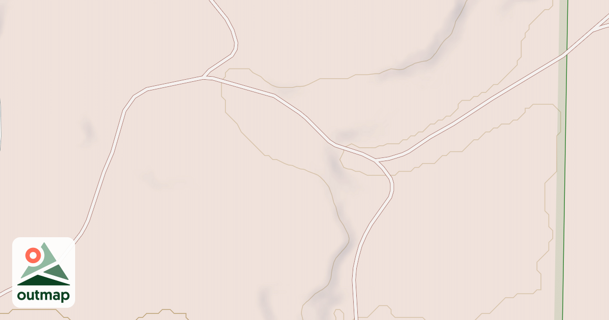 Map of BENCH SPUR