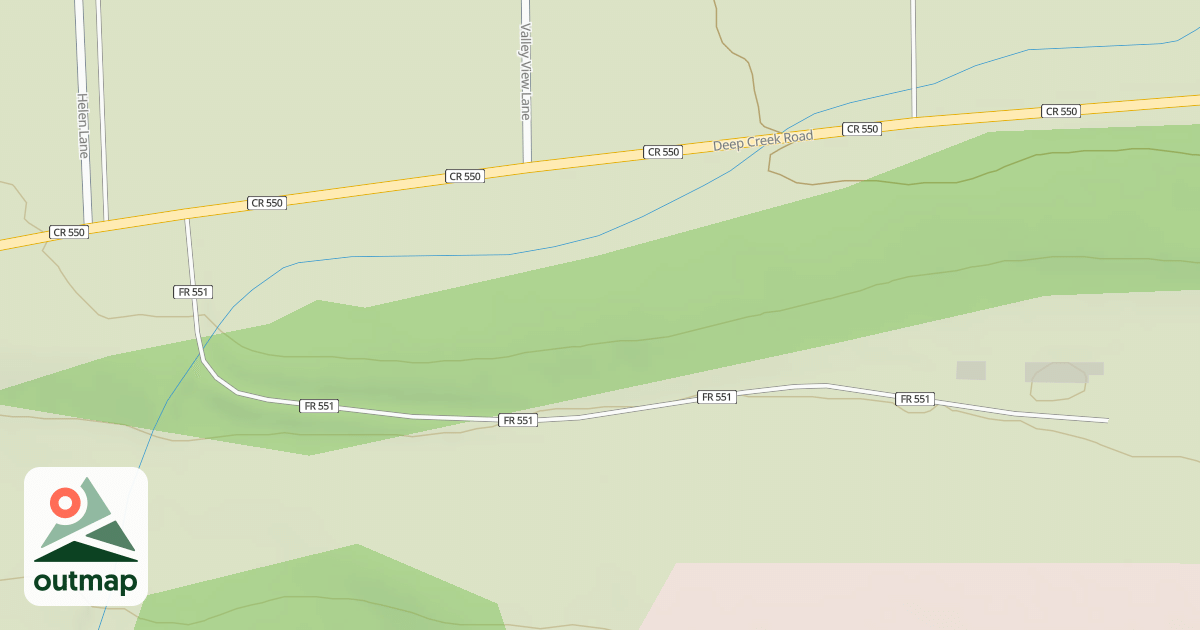 Map of CREEDE ADMIN SITE