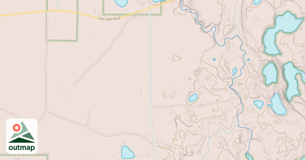Map of BAY DE NOC