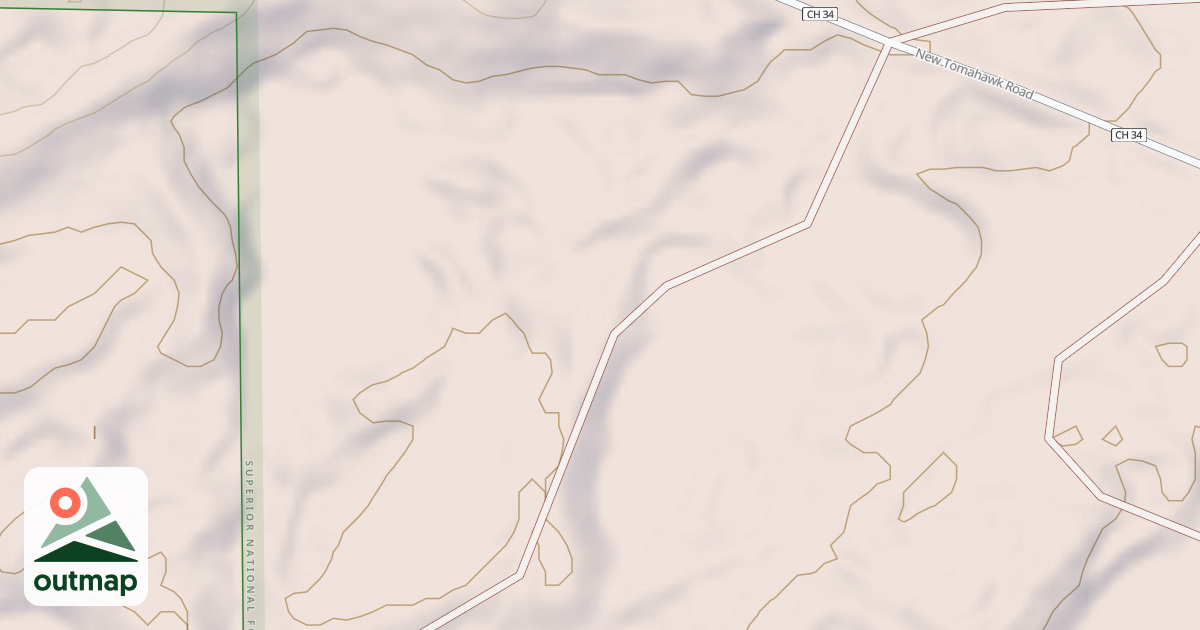 Map of DENLEY LAKE SPUR K