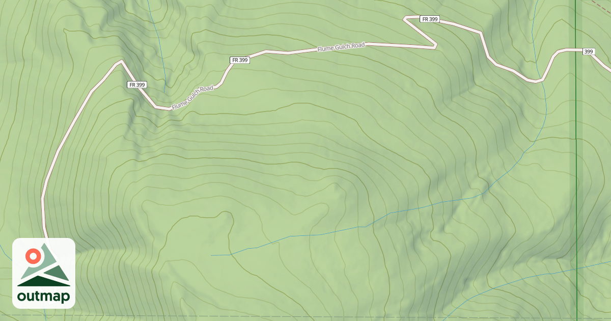 Map of FLUME GULCH