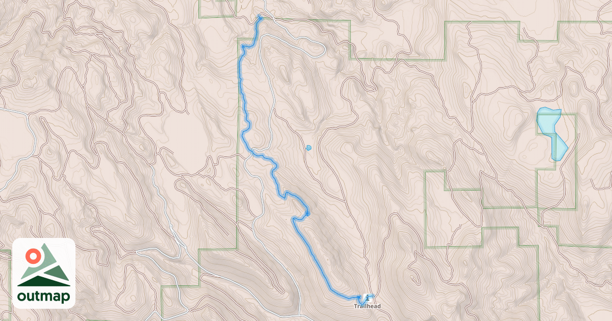 Map of Fremont National Recreation Trail