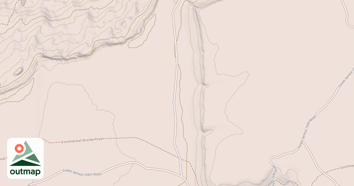 Map of USFS National Forest System Roads {3C50D270-7BCB-4449-9AF2-A45D262C04CE}