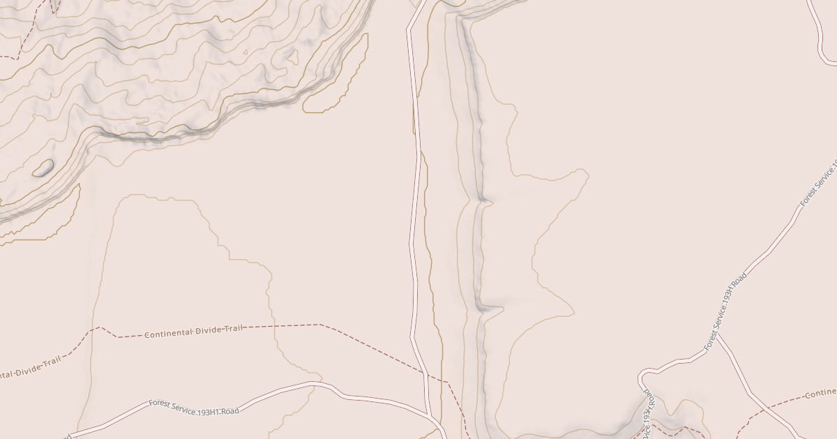 Map preview of USFS National Forest System Roads {3C50D270-7BCB-4449-9AF2-A45D262C04CE}