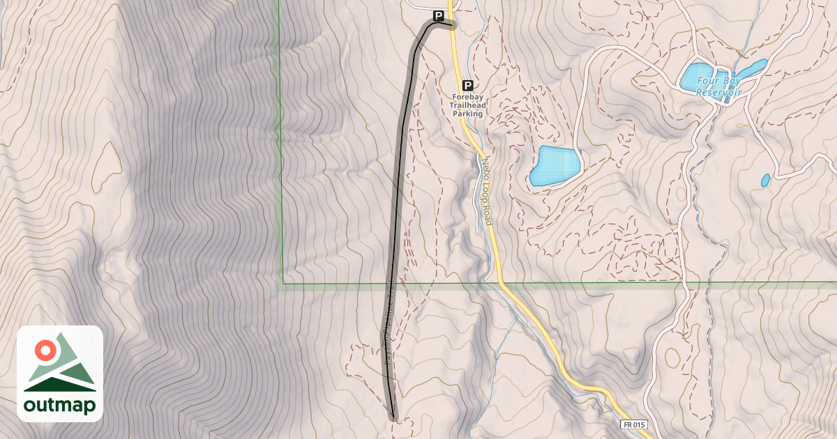 Map of Payson Pipeline Trail