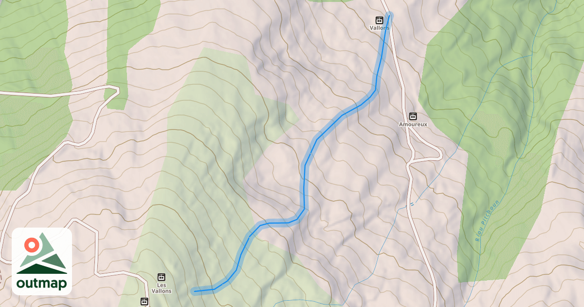 Map of Les Grands Vallons