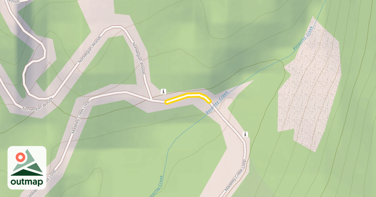 Map of Madeley Creek Loop
