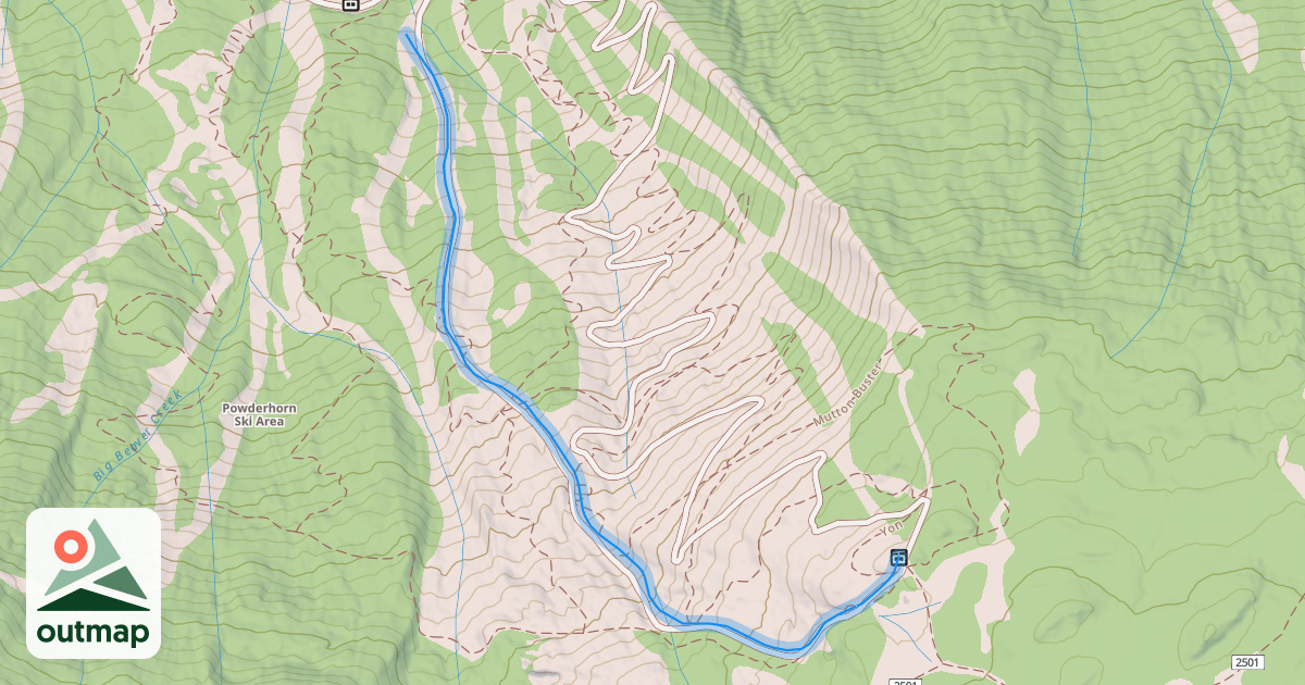 Map of Bill's Run