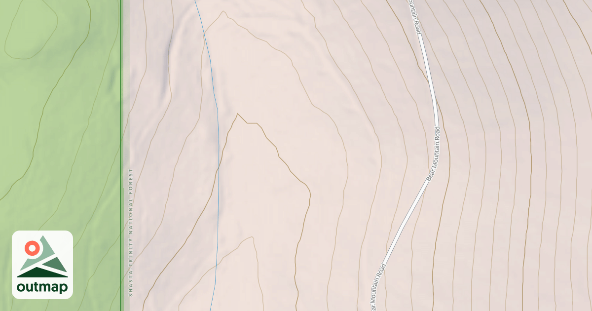 Map of BEAR MTN BEAR EA