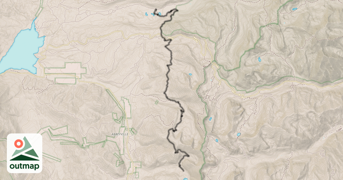 Map of Timberline Trail