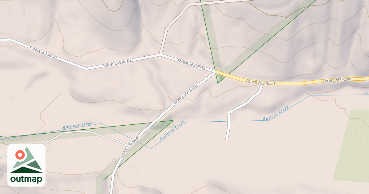 Map of JOHNSON MESA
