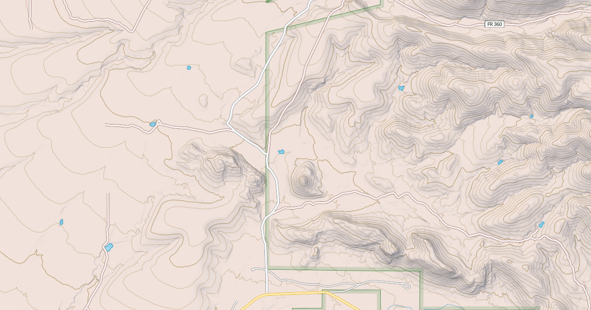 Map preview of JOHN LONG CANYON