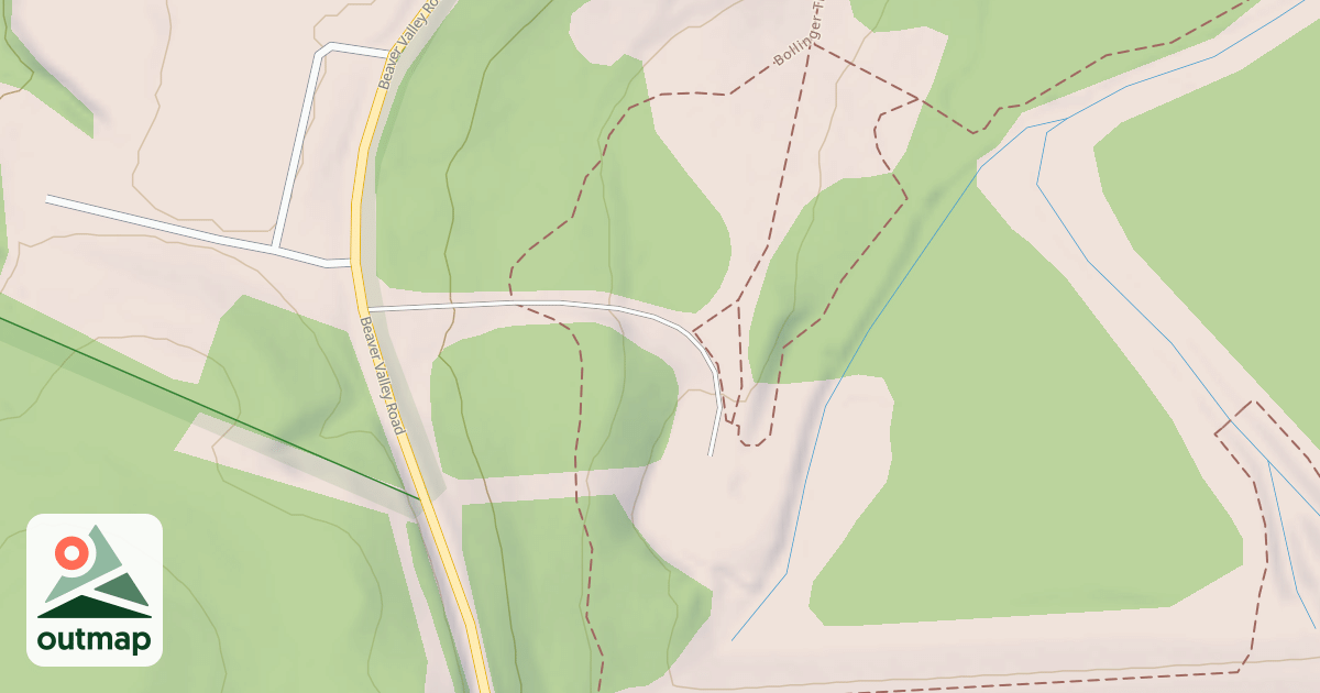 Map of Prince Gallitzin State Park Trails