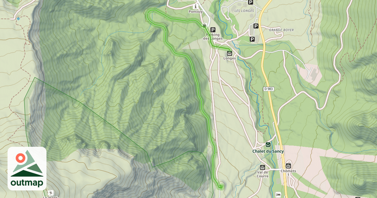 Map of Sapins