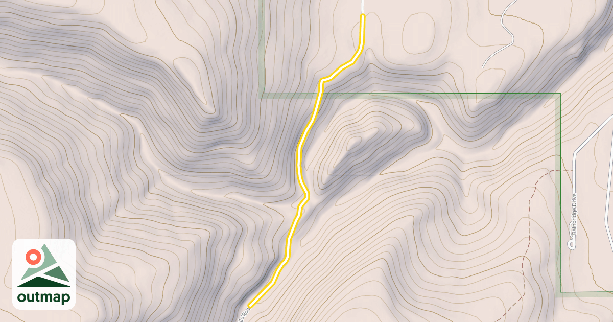 Map of Packsaddle Road