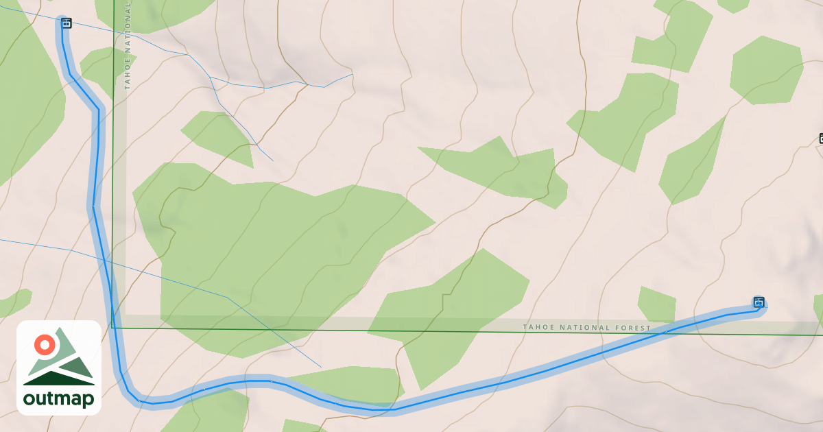 Map of Dutchman Gully