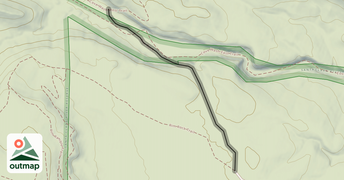 Map of Rim Rock