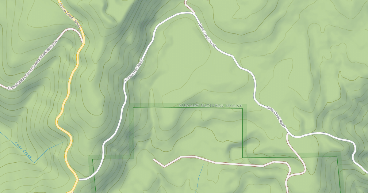 Map preview of DREW RIDGE