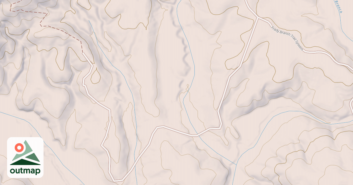 Map of FRADY BRANCH BR A