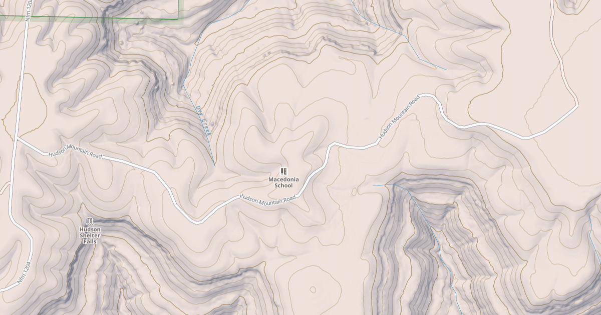 Map preview of HUDSON MOUNTAIN