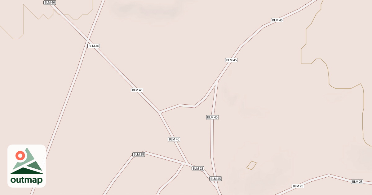 Map of BLM National GTLF Public Motorized Roads 2546e860-a204-4bb3-8c37-dc80ab3c723f