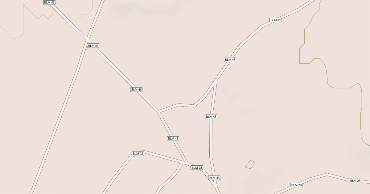 Map preview of BLM National GTLF Public Motorized Roads 2546e860-a204-4bb3-8c37-dc80ab3c723f
