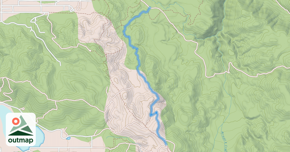 Map of Hermonator Singletrack