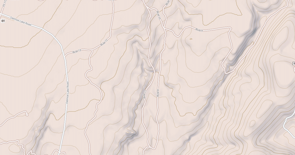 Map preview of Dry Creek Single Trail