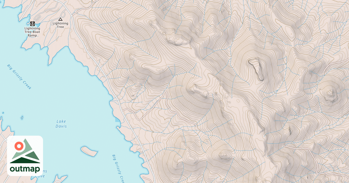 Map of DAVIS HEIGHTS SPUR